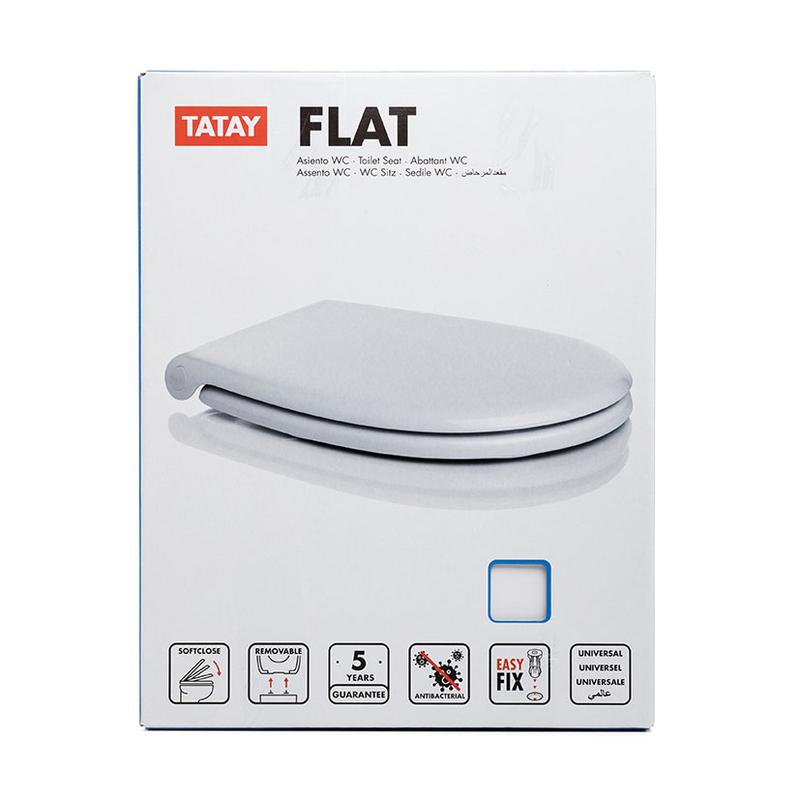 Tapa WC sanitario TATAY Flat Softclose