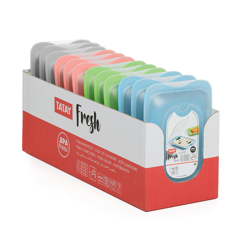 Fiambrera mini portaembutidos TATAY Fresch, 12 unidades