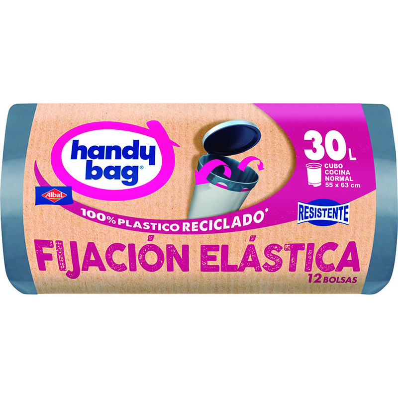Bolsas de basura ALBAL Handy Bag Elástica 30 L