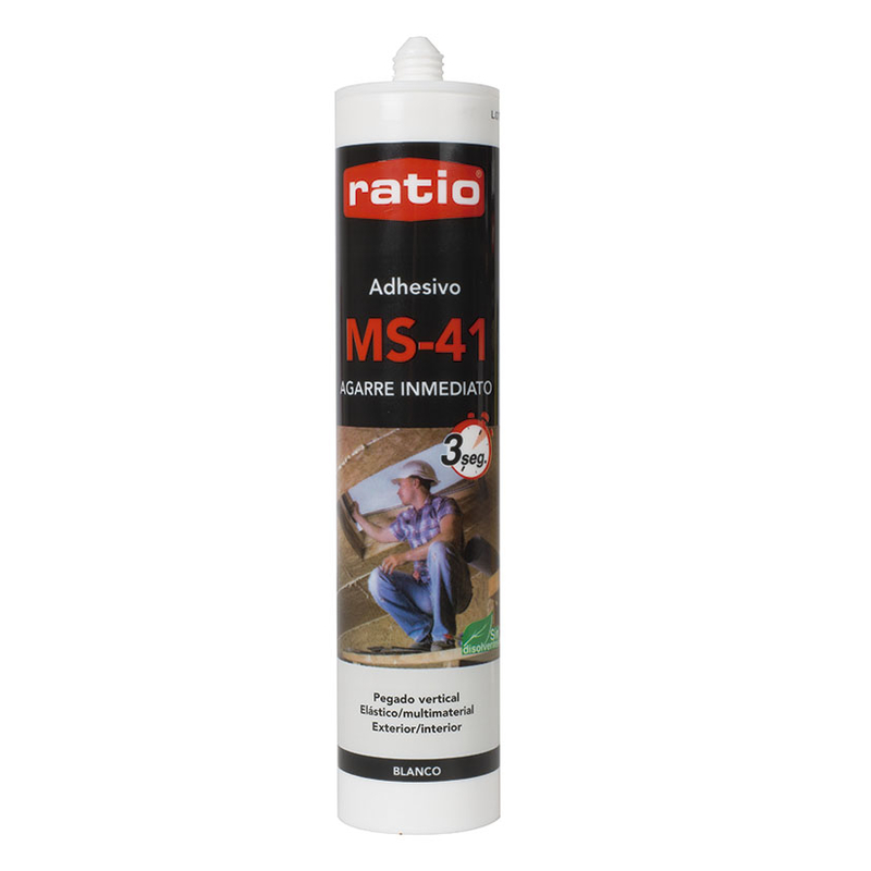 Sellador adhesivo RATIO MS Polímero MS-41, 290ml