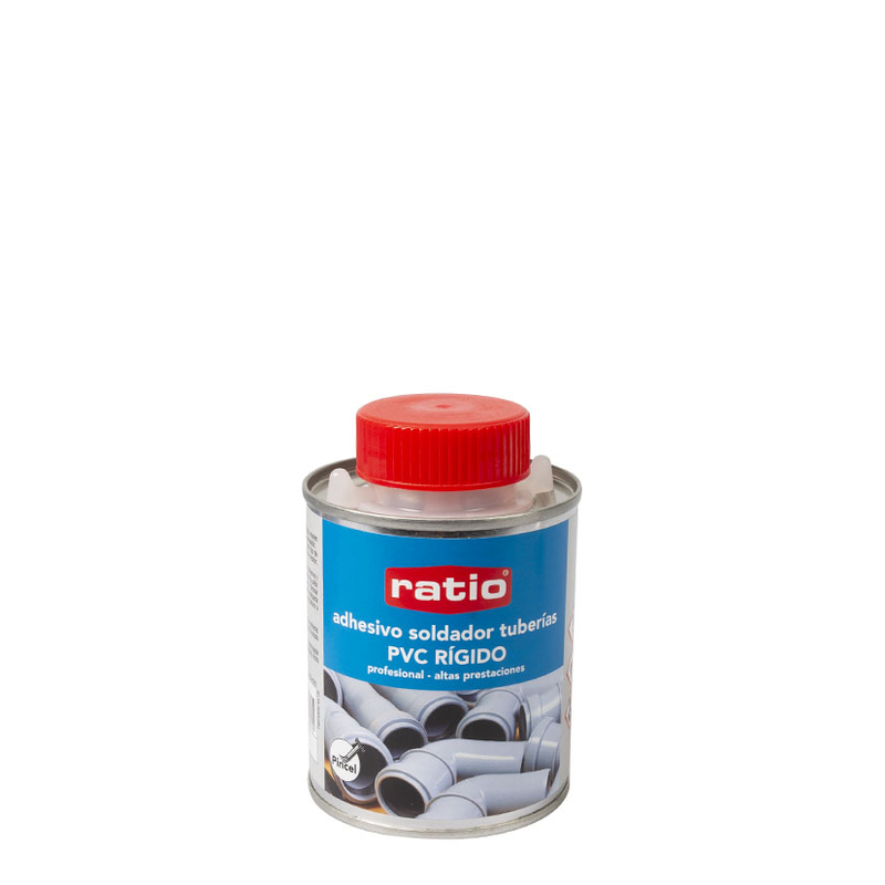 Adhesivo soldador tubería PVC RATIO lata de 250 ml