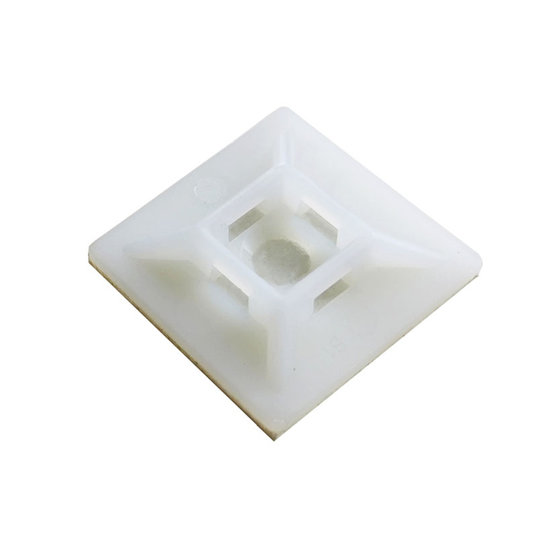 Base adhesiva bridas RATIO nilón blanca 100u