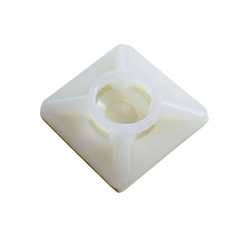 Base adhesiva bridas RATIO nilón blanca 100u