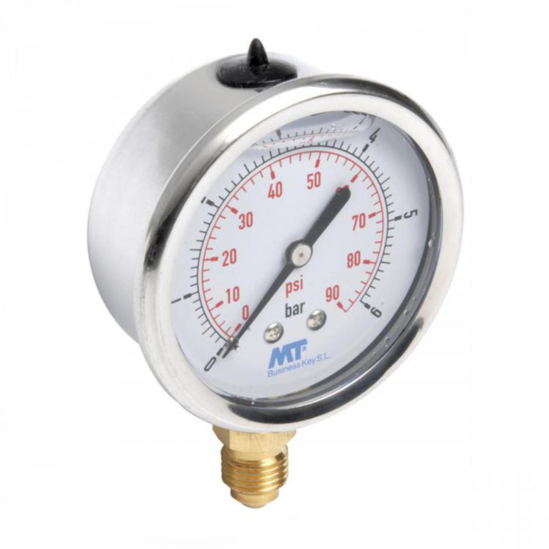 Manómetro glicerina control presión agua MT