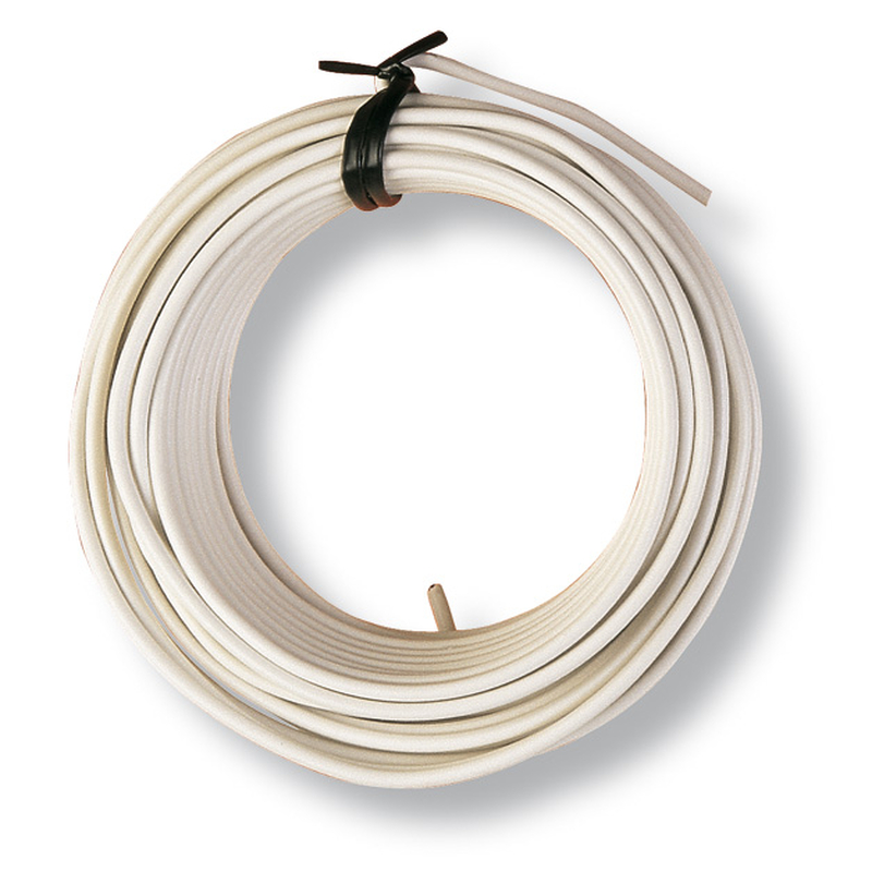 Alambre hierro plastificado blanco 2 mm