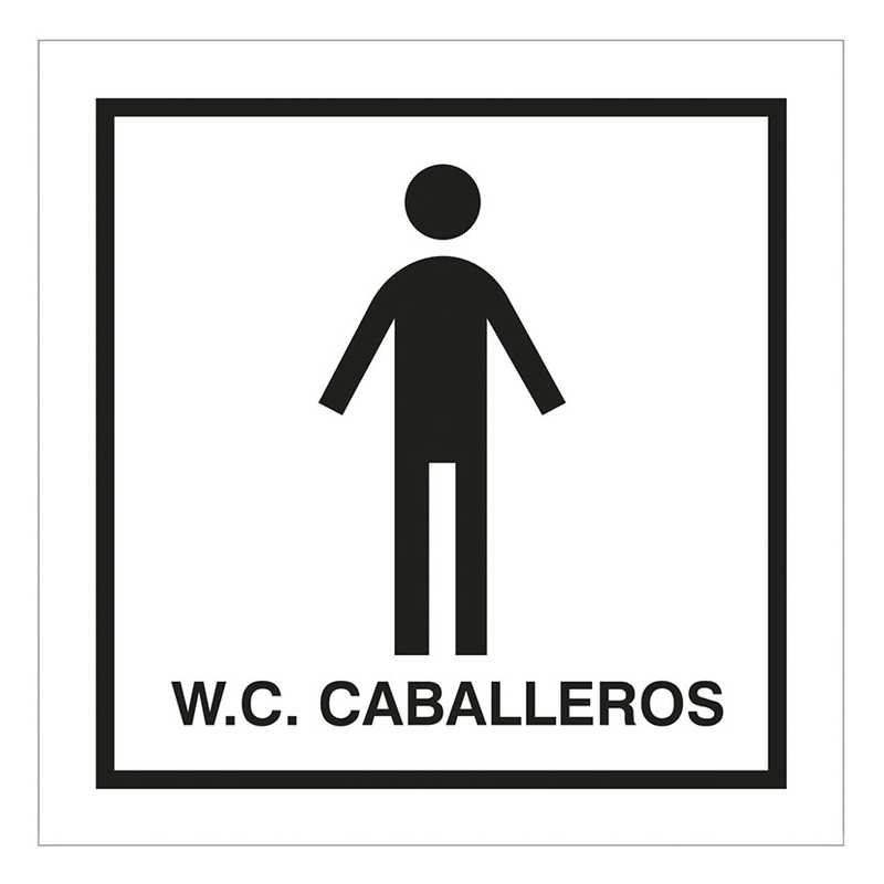 Señal informativa "Señores"