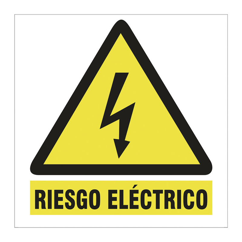 Señal informativa "Riesgo eléctrico"