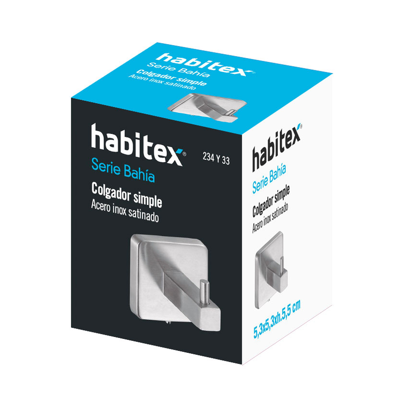 Colgador simple HABITEX Serie Bahía