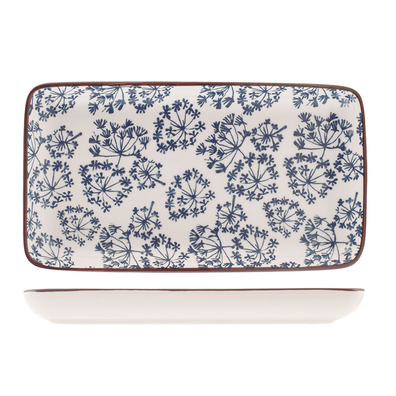 Fuente rectangular porcelana PENGO modelo Coupé Seta, 6 unidades