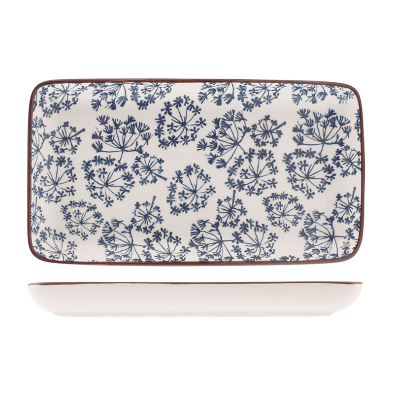 Fuente rectangular porcelana PENGO modelo Coupé Seta, 6 unidades