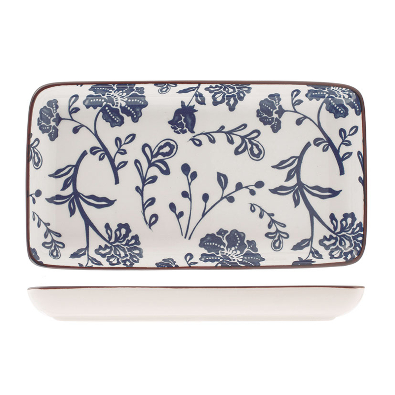 Fuente rectangular porcelana PENGO modelo Coupé Seta, 6 unidades
