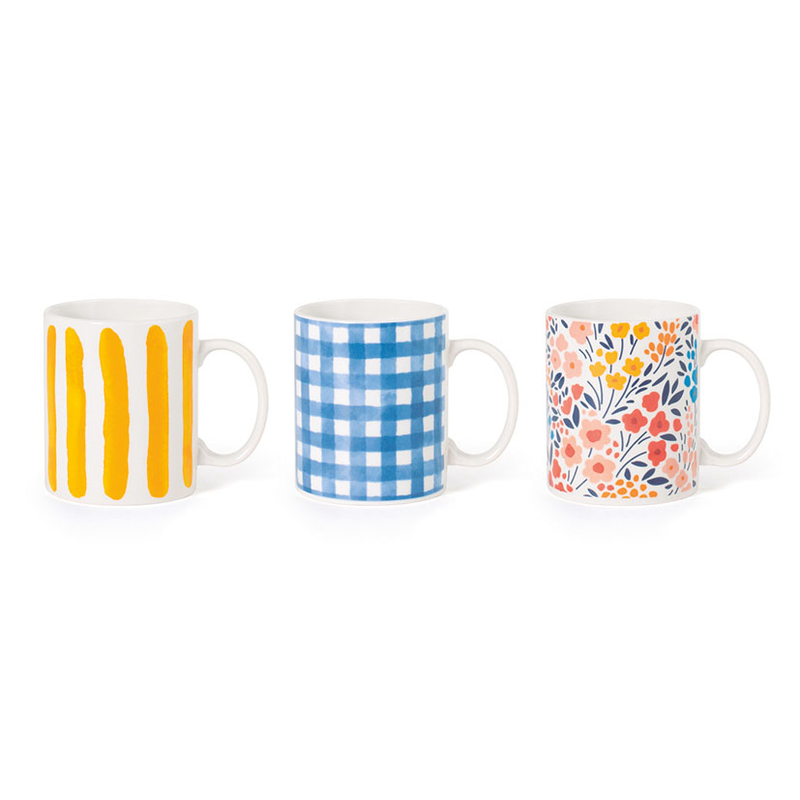Tazones mug PENGO Boho, 12 unidades