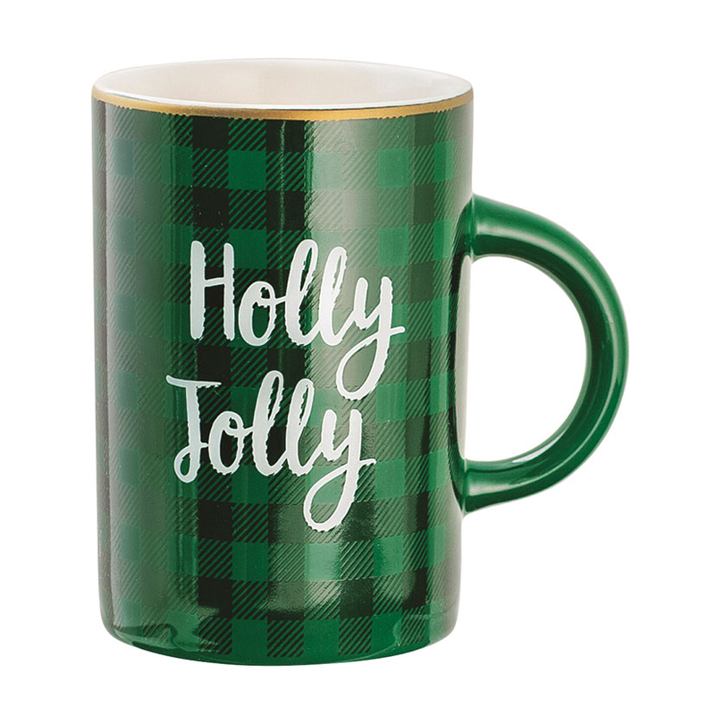 Mug desayuno PENGO Tartan, 6 unidades