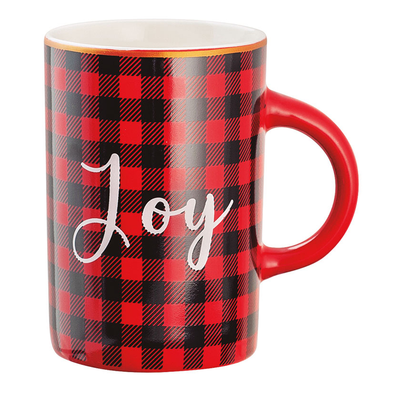 Mug desayuno PENGO Tartan, 6 unidades