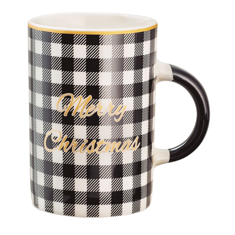 Mug desayuno PENGO Tartan, 6 unidades