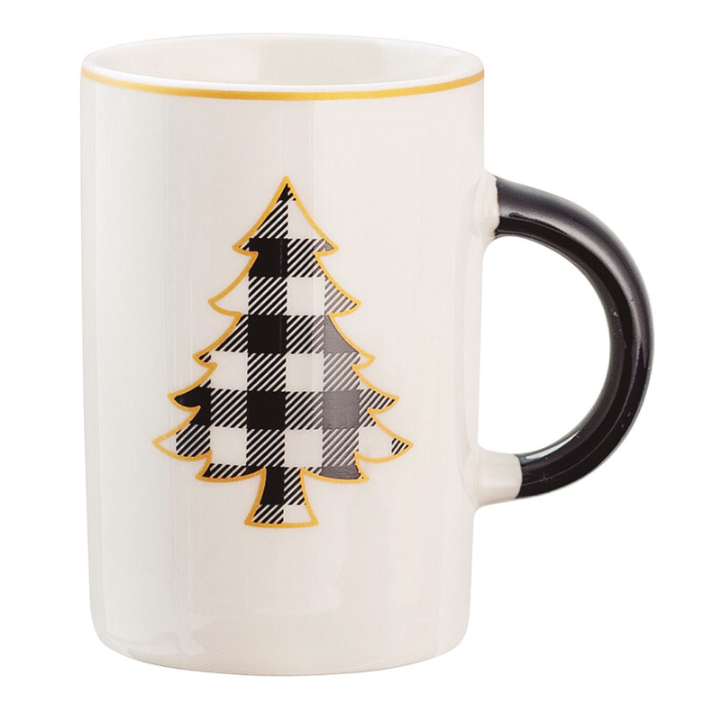 Mug desayuno PENGO Tartan, 6 unidades