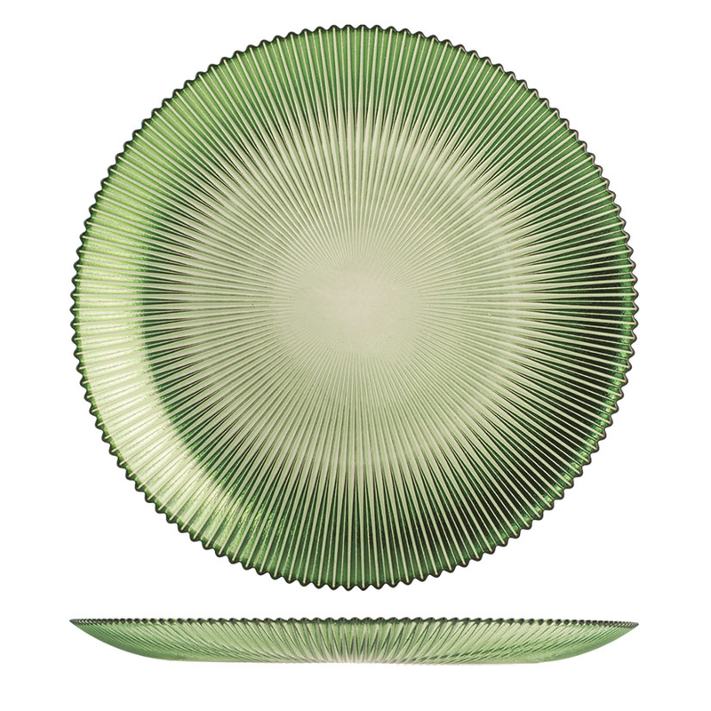 Plato llano 21 cm vajilla PENGO Groove, 6 unidades