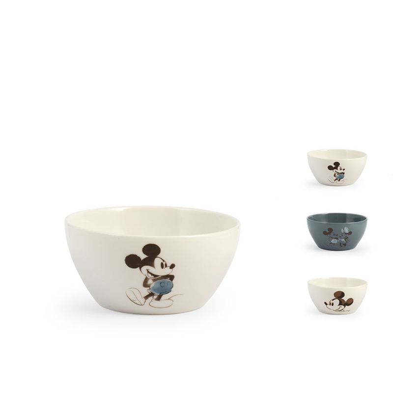 Bol de cerámica Blogger serie Mickey, 6 unidades
