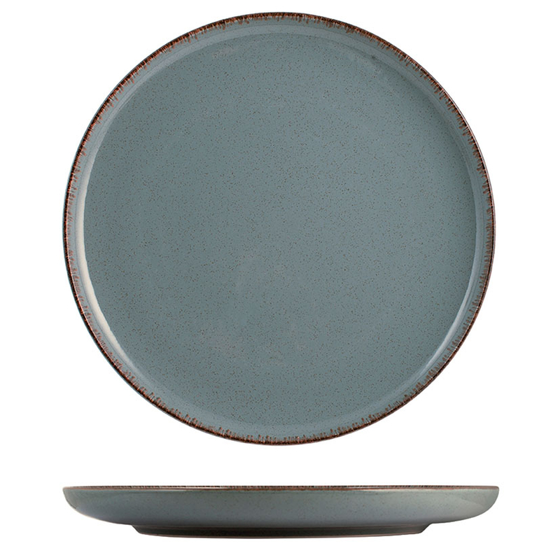 Plato llano porcelana PENGO Serie Pearl, 4 unidades