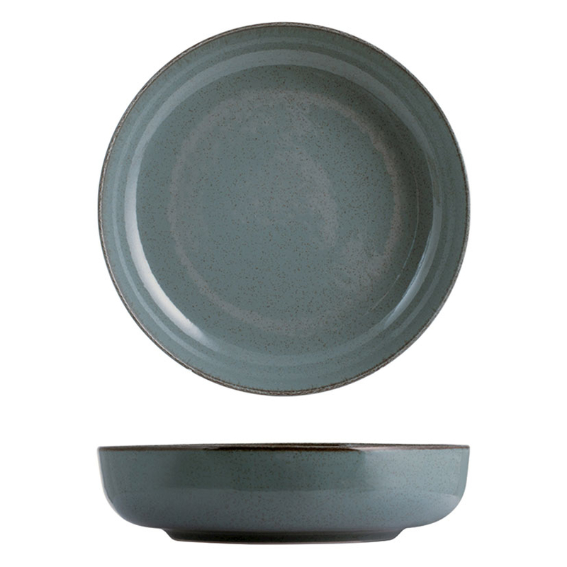 Plato hondo porcelana PENGO Serie Pearl, 4 unidades