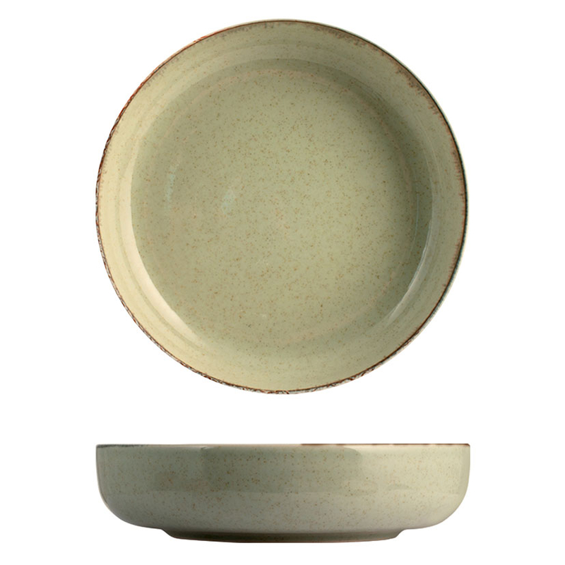 Plato hondo porcelana PENGO Serie Pearl, 4 unidades