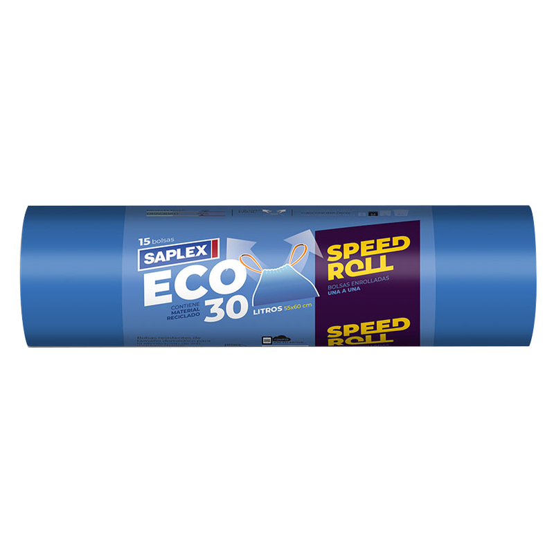 Bolsa basura SAPLEX Eco 55x60 cm