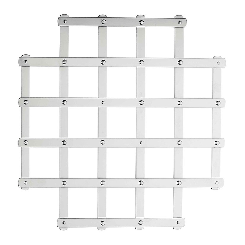 Salvamanteles extensible BOJ en acero 27x26 cm