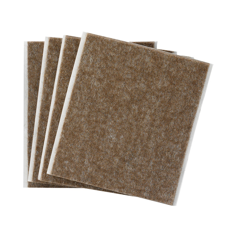 Tope fieltro INOFIX marrón 100x85 mm