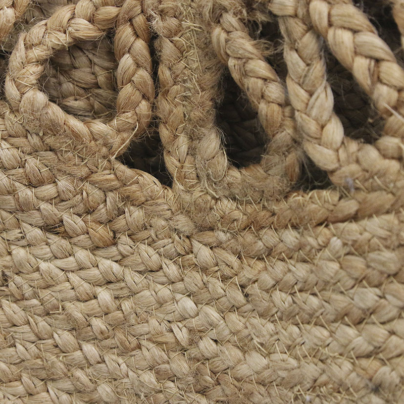 Alfombra de yute diámetro 90 cm