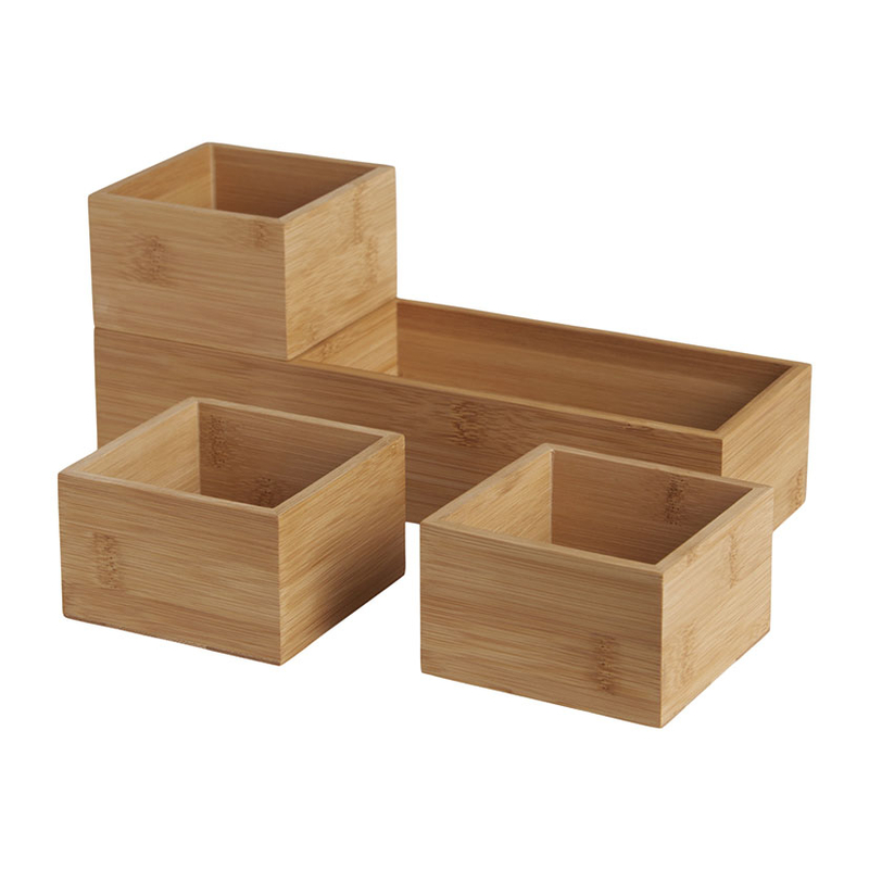 Juego 4 cajas almacenamiento