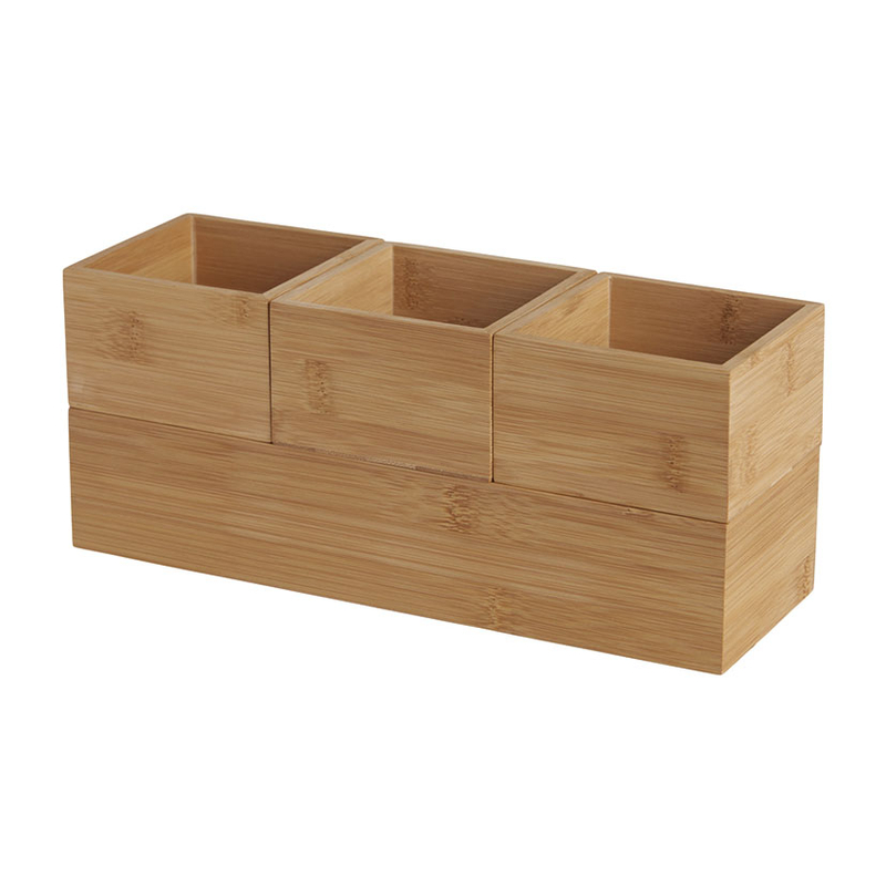 Juego 4 cajas almacenamiento