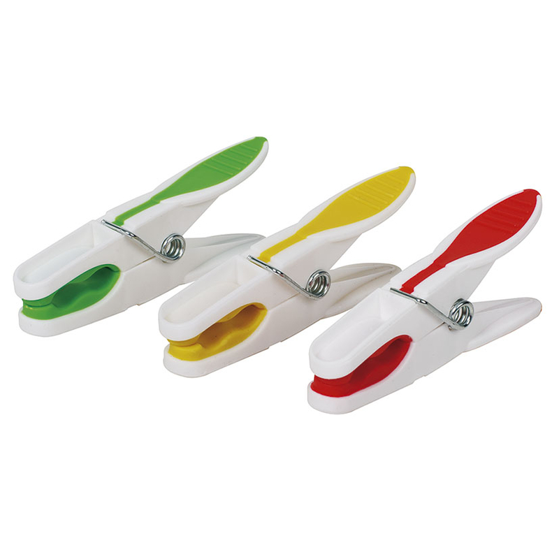 Pinzas de ropa XL HABITEX plástico Bi-inyección