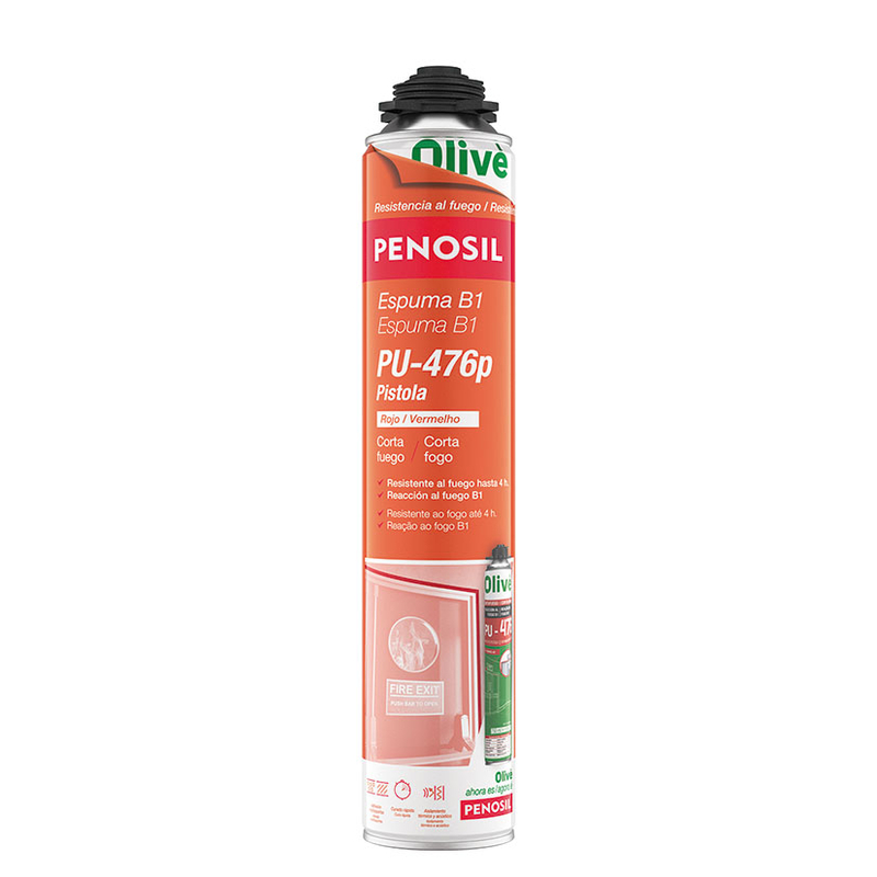 Espuma poliuretano ignífuga PENOSIL B1 PU-476P Pistola