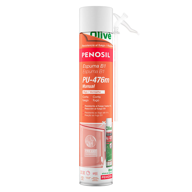 Espuma poliuretano ignífuga PENOSIL B1 PU-476 Aerosol
