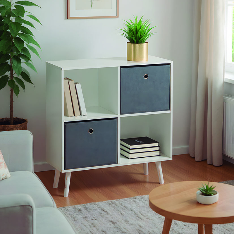 Estantería de cubo 4 niveles serie Grey