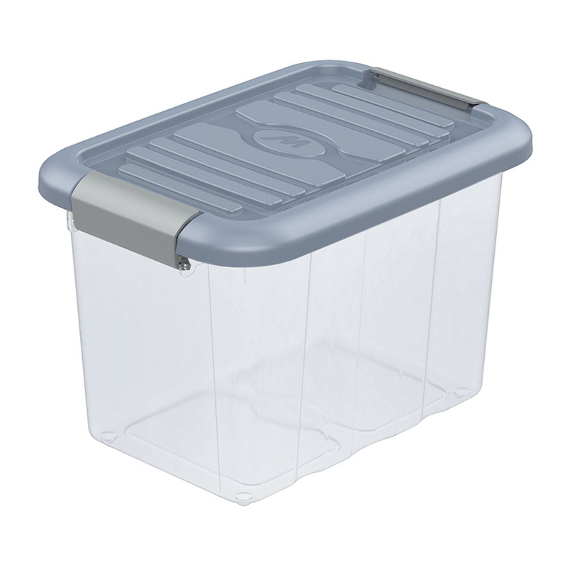 Caja ordenación multiusos HABITEX tapa color gris