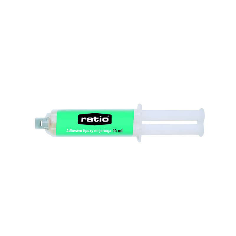 Adhesivo epoxi jeringuilla RATIO Super rápido 14 ml