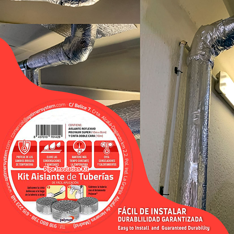 Kit aislante OPTIMER SYSTEM para tuberías