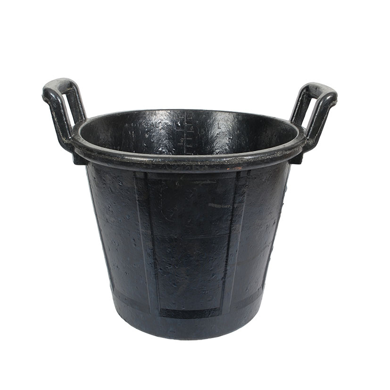 Cubo canario goma 18L 2 asas