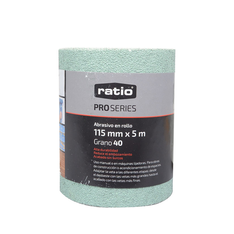 Abrasivo corindón RATIO rollo soporte de papel 5 m
