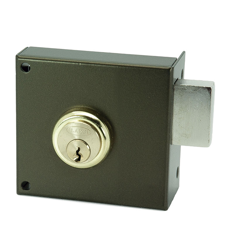 Cerradura sobreponer ILARGI modelo 124A cilindro pera 47 mm