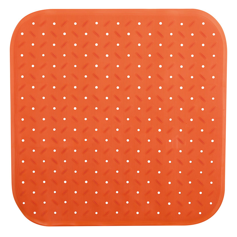 Alfombra baño/ducha HABITEX QUADRO naranja