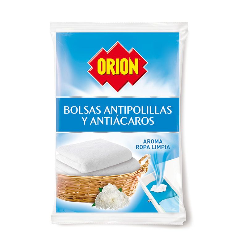 Bolsas antipolillas Orion Ropa limpia 20 u