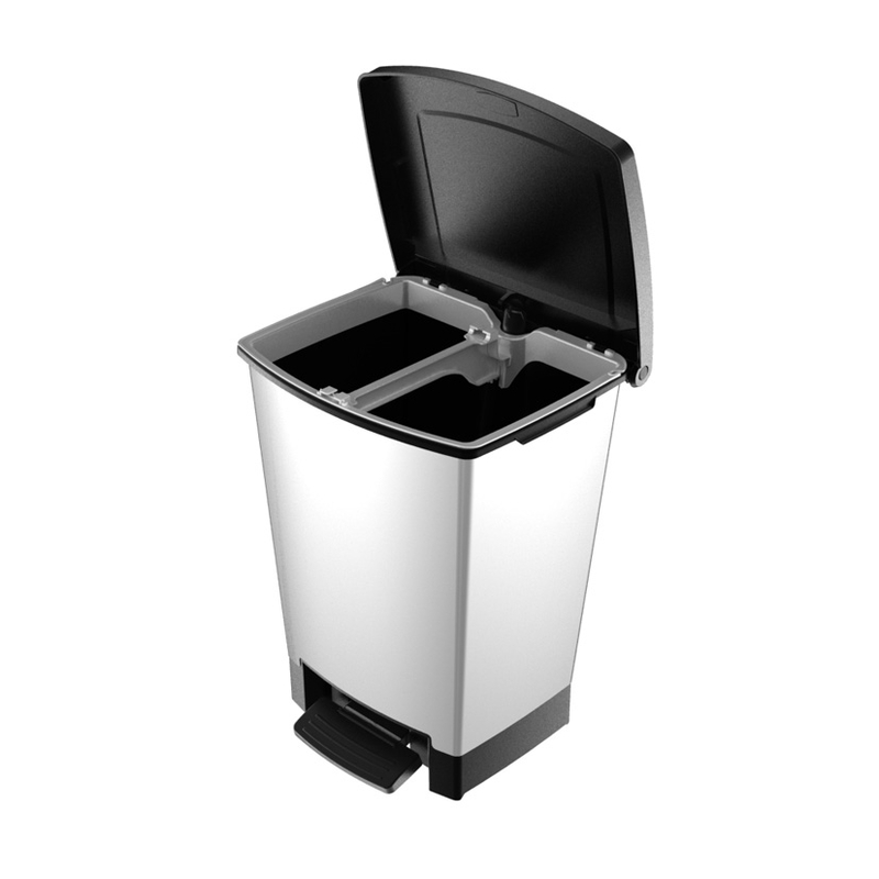 Cubo pedal CURVER Decobin 2 en 1