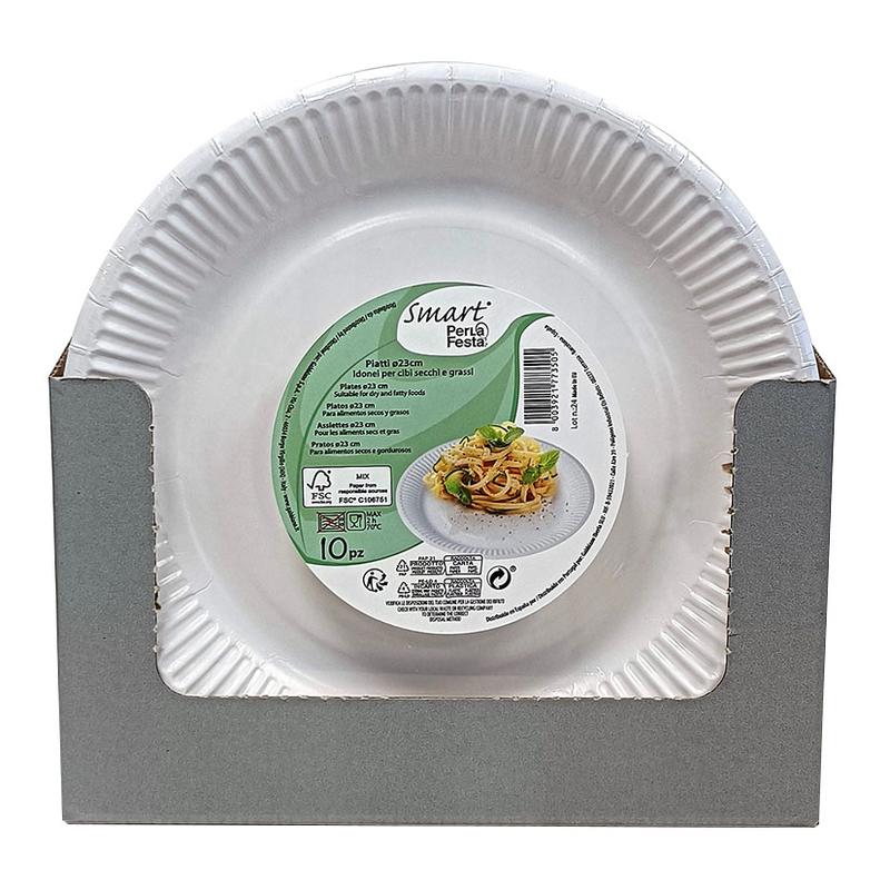 Platos desechables ø 23 cm  150 unidades