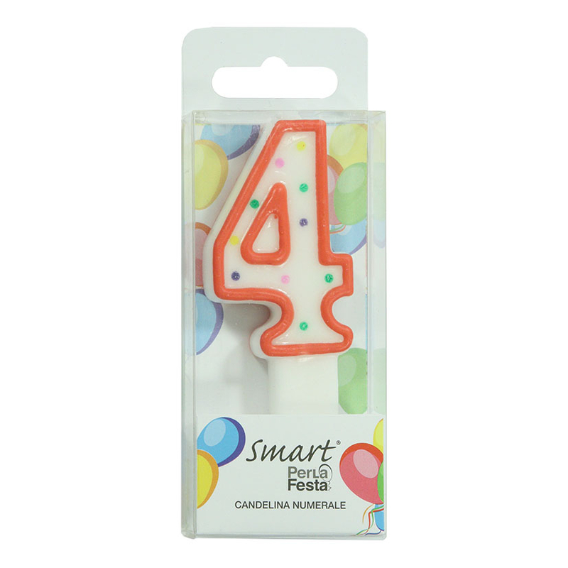 Vela cumpleaños números SMART Perla Festa