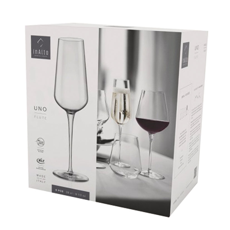 Copa de cava flauta BORMIOLI Inalto 28 cl, 6 unidades