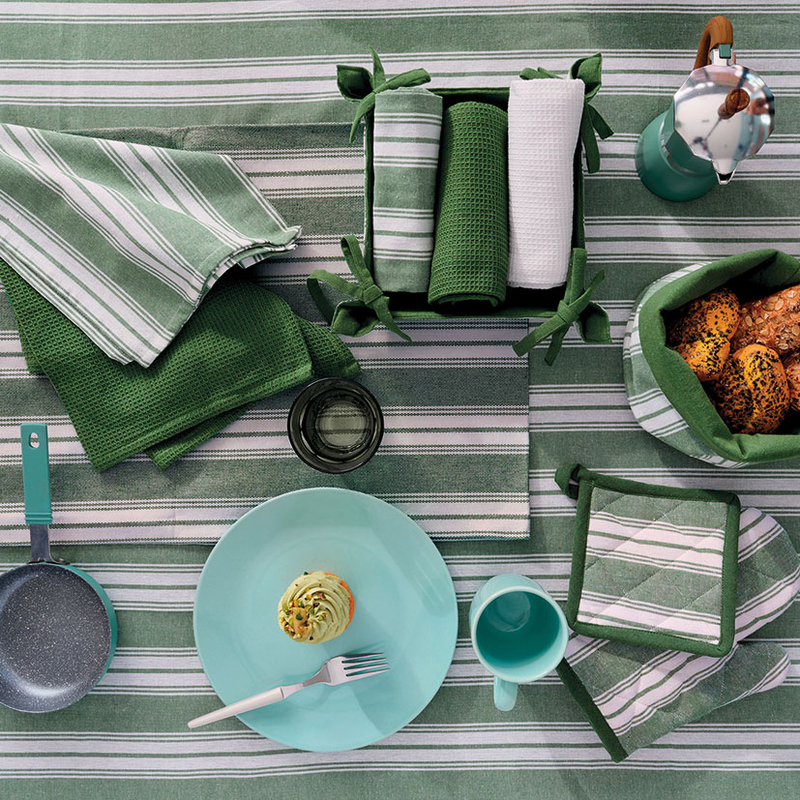 Mantel TOGNANA Serie Textile Verde, 6 unidades