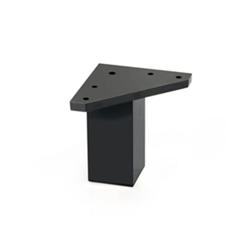 Pata mueble NESU negra cuadrada serie 5001
