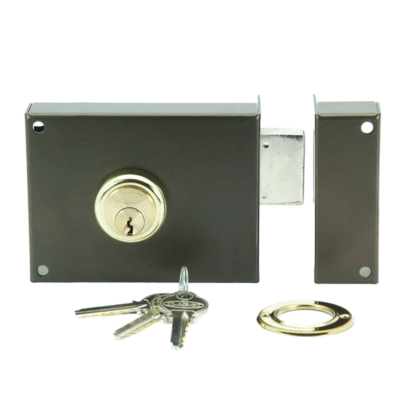 Cerradura sobreponer ILARGI modelo 124A cilindro redondo 60 mm